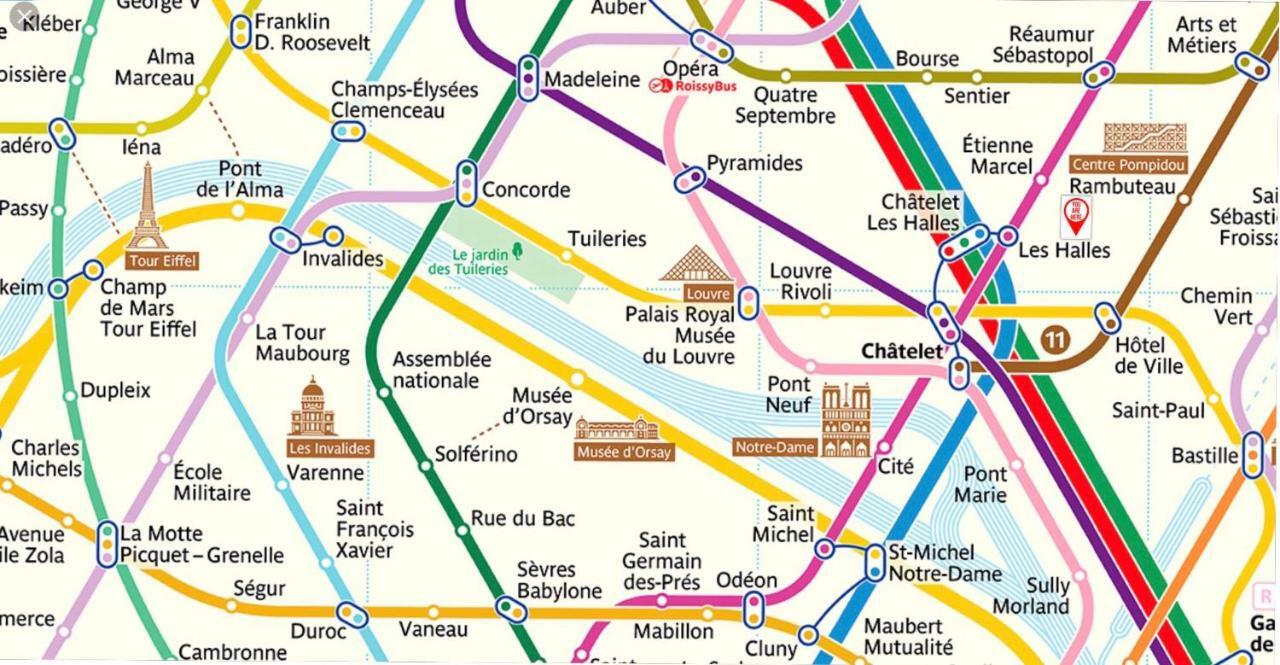 50M2 Rue Rambuteau/Pompidou/Marais/Hotel De Ville 巴黎 外观 照片
