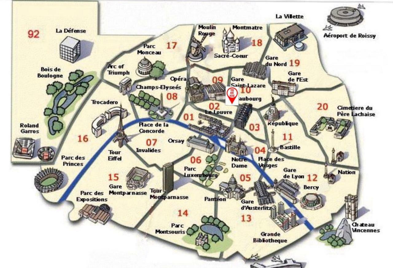50M2 Rue Rambuteau/Pompidou/Marais/Hotel De Ville 巴黎 外观 照片